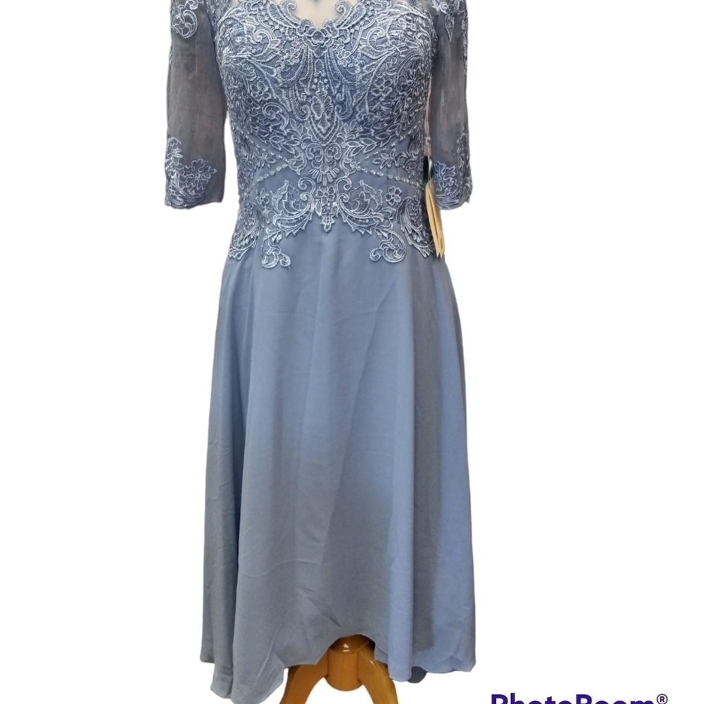 LANTING BRIDAL MOTHER OF BRIDE HIGH LOW DRESS